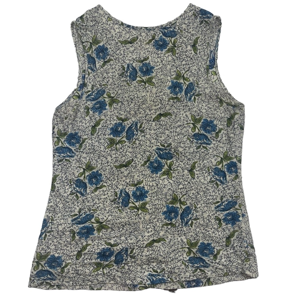 Ric Rac Sleeveless Floral Shirt Size S - Picture 2 of 6